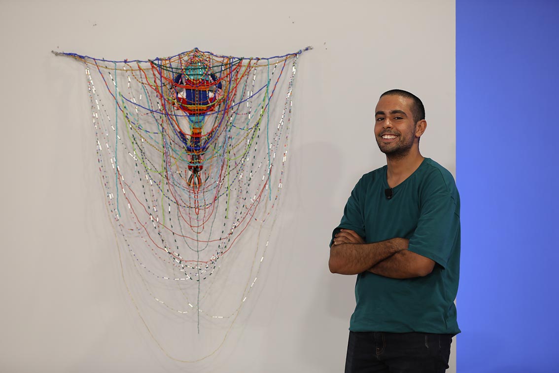 Mohamed Ahnach lauréat Dream Artist 2023 est exposé à l’American Arts Center de Casablanca